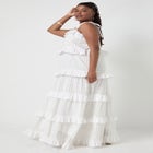 Eyelet Tiered Maxi Dress image number null