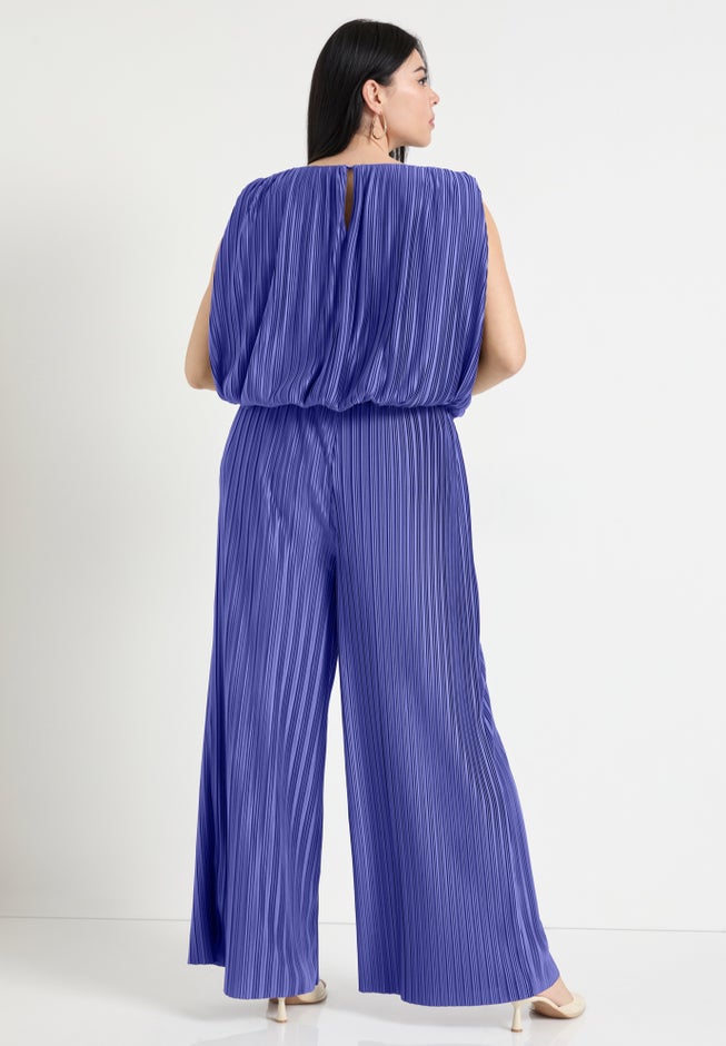 Plisse Dolman-Sleeve Cropped Top image number 1