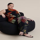  Pleated Chiffon Dress  image number 4