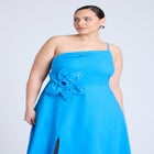  Floral Applque Midi Dress  image number 3
