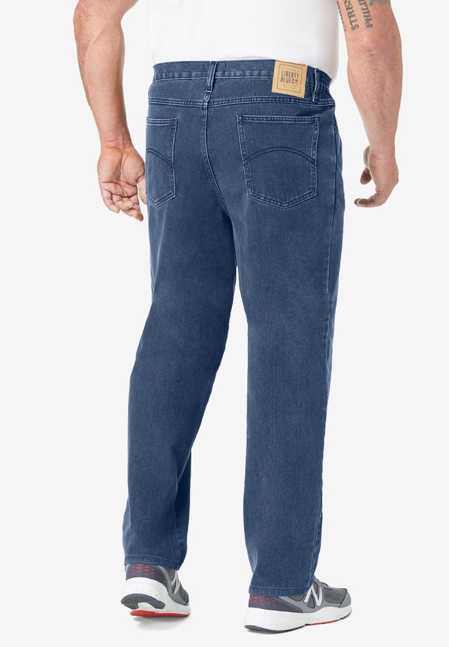 Straight-Fit Stretch 5-Pocket Jeans image number 1