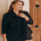  Fitted High Neckline Blazer  image number null