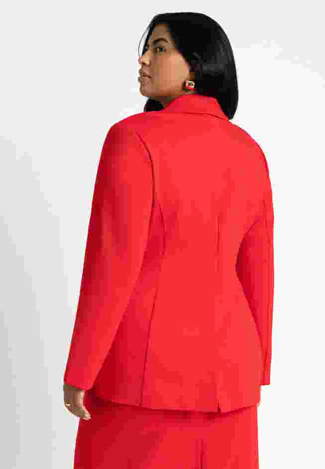 Asym Closure Stretch Blazer image number 3