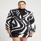 Oversized Printed Blazer image number null