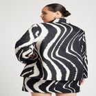 Oversized Printed Blazer image number null