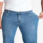 Relaxed-Fit Stretch 5-Pocket Jeans image number null