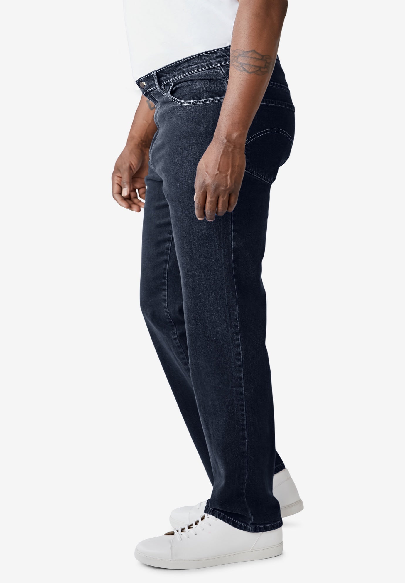 Relaxed-Fit Stretch 5-Pocket Jeans image number 2