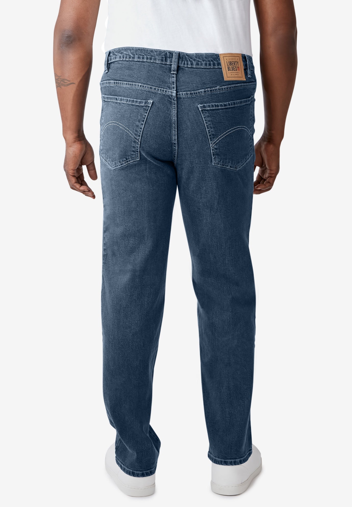 Relaxed-Fit Stretch 5-Pocket Jeans image number 1