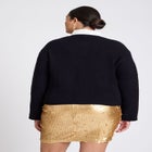 Knitted Cardigan Twofer Jacket image number null