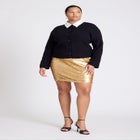 Knitted Cardigan Twofer Jacket image number null