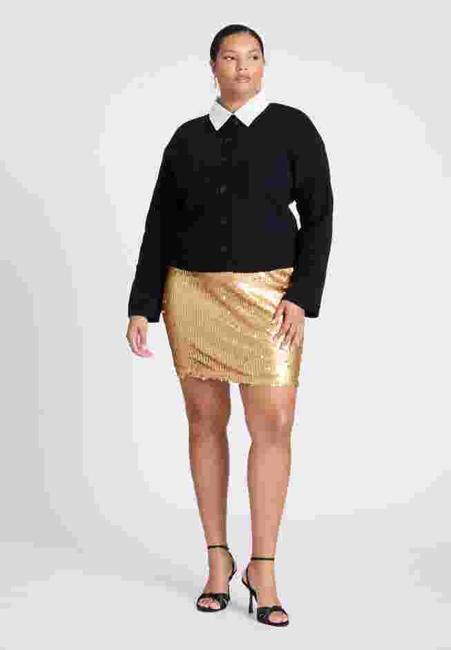 Knitted Cardigan Twofer Jacket image number 2