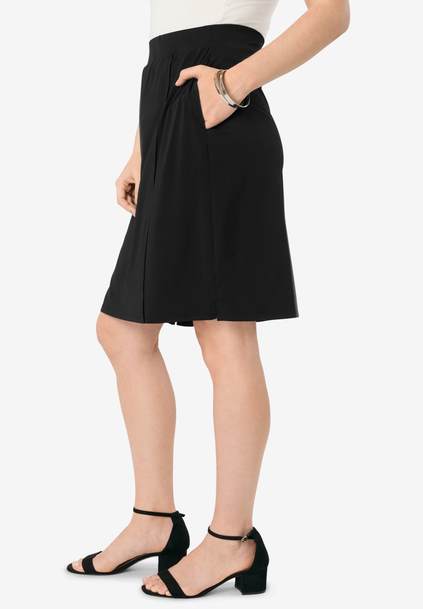 Ultrasmooth&reg; Fabric A-Line Skort image number 3