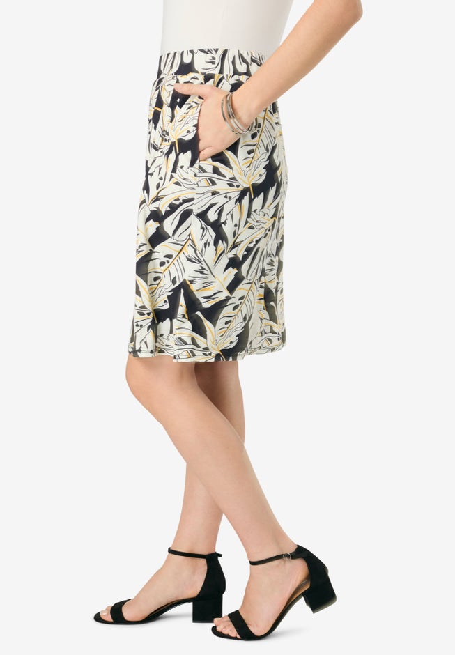 Ultrasmooth&reg; Fabric A-Line Skort image number 4