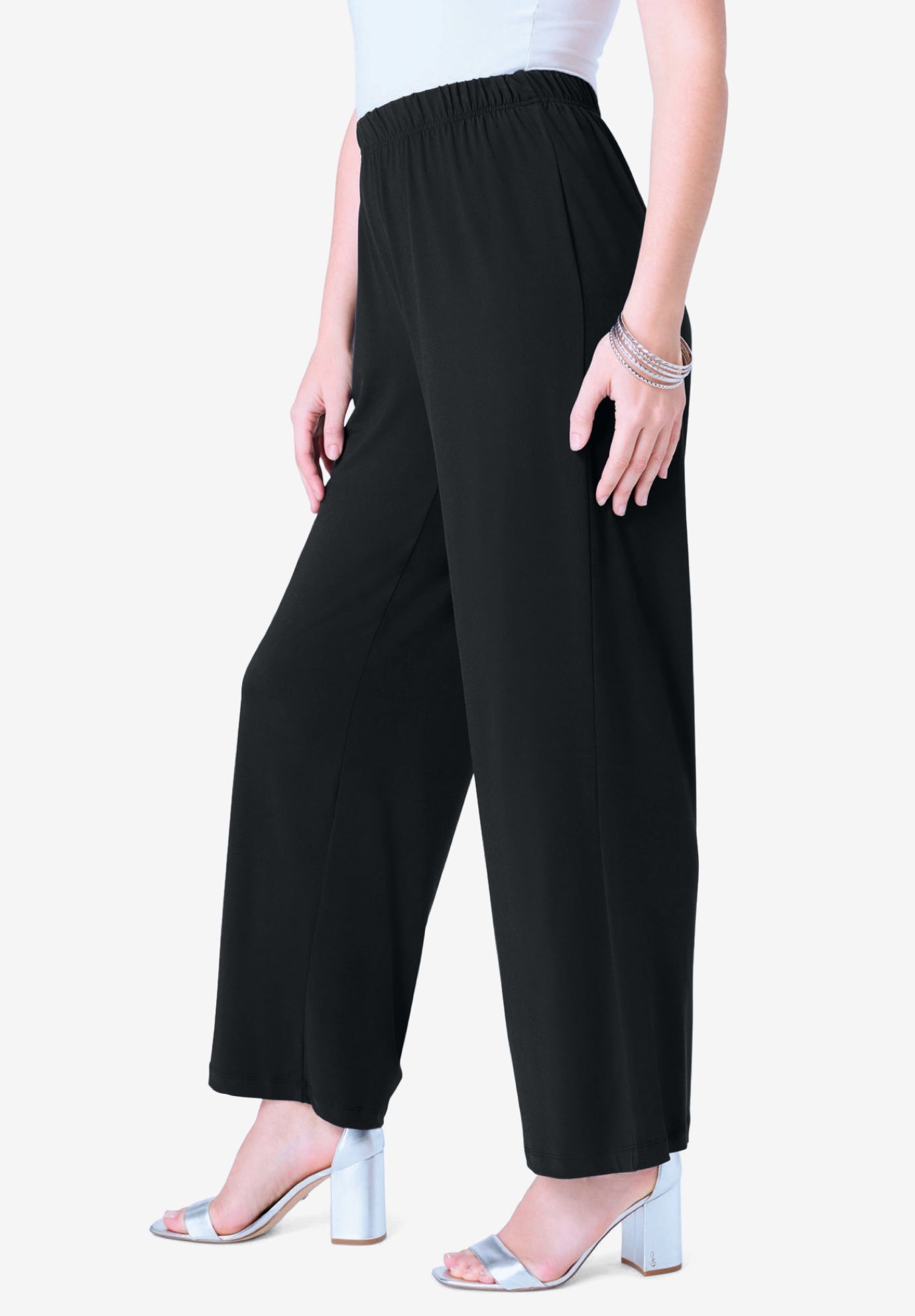 Ultrasmooth&reg; Fabric Cropped Pant image number 2