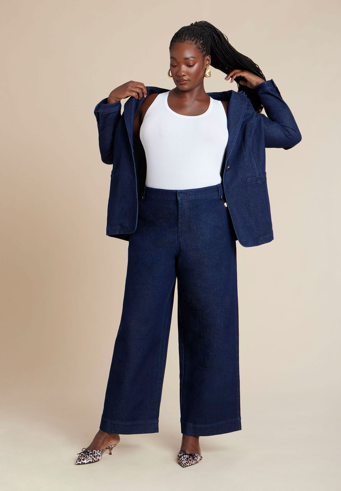 Denim Blazer image number 1