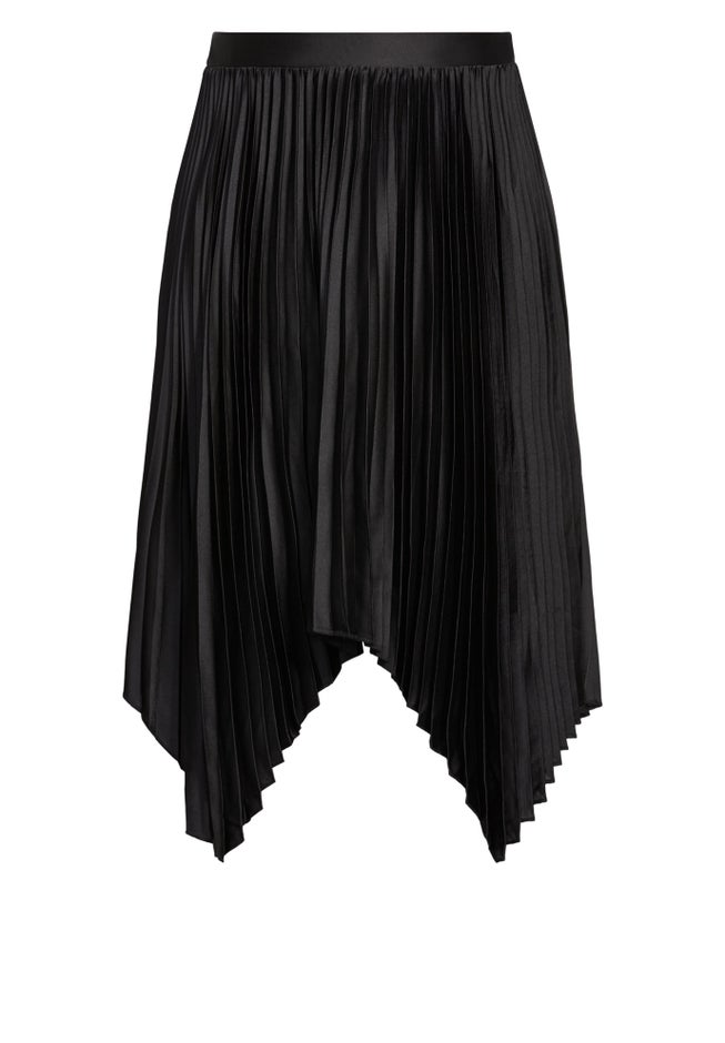 Pleated Plain Skirt image number null