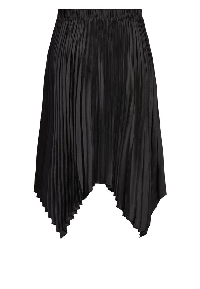 Pleated Plain Skirt image number null