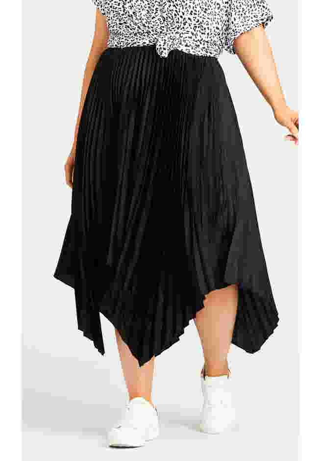Pleated Plain Skirt image number 6