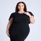 Cutout Back Midi Dress image number null