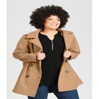 Faux Wool Peacoat image number null