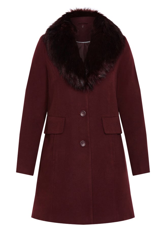 Faux Wool Long Coat image number 2
