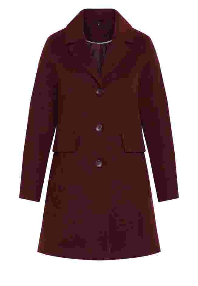 Faux Wool Long Coat image number 7