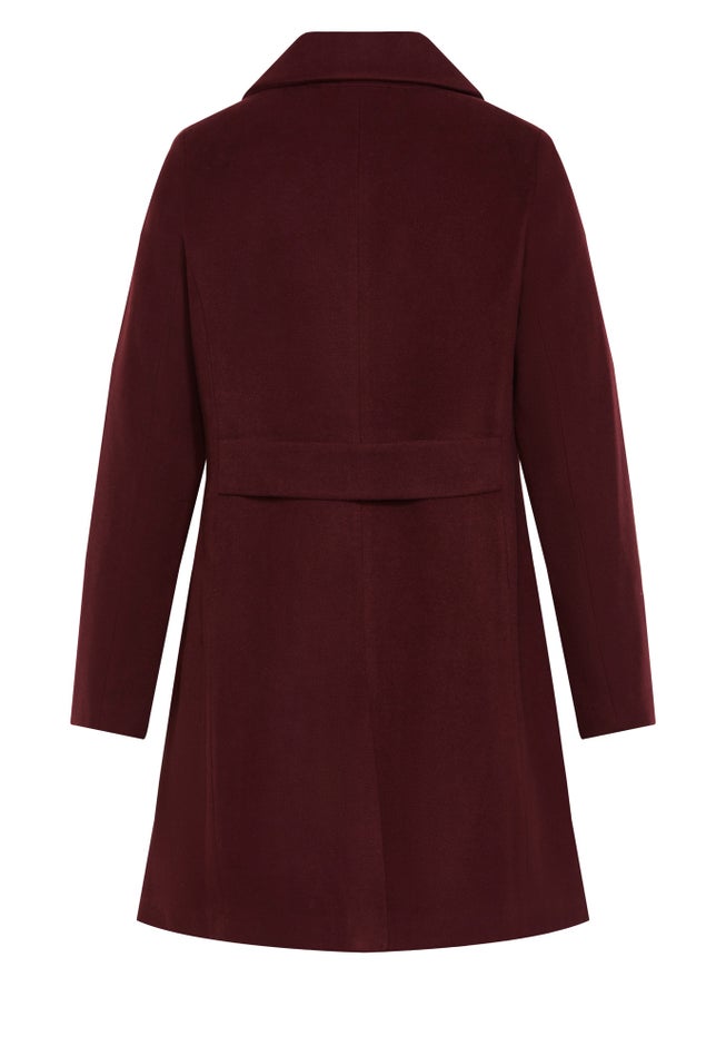 Faux Wool Long Coat image number 8