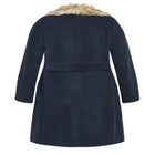 Faux Wool Long Coat image number null