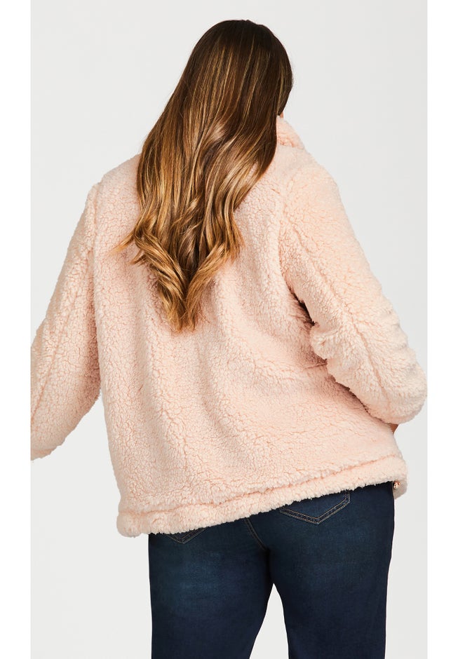 Sketchers Cozy Fleece Reversible Jacket image number 1