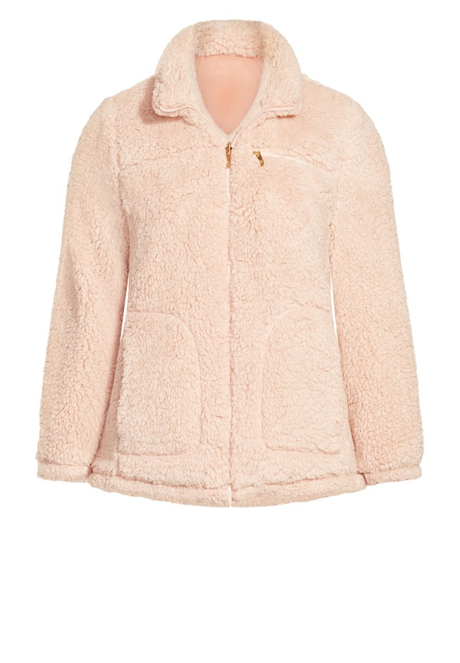 Sketchers Cozy Fleece Reversible Jacket image number 2