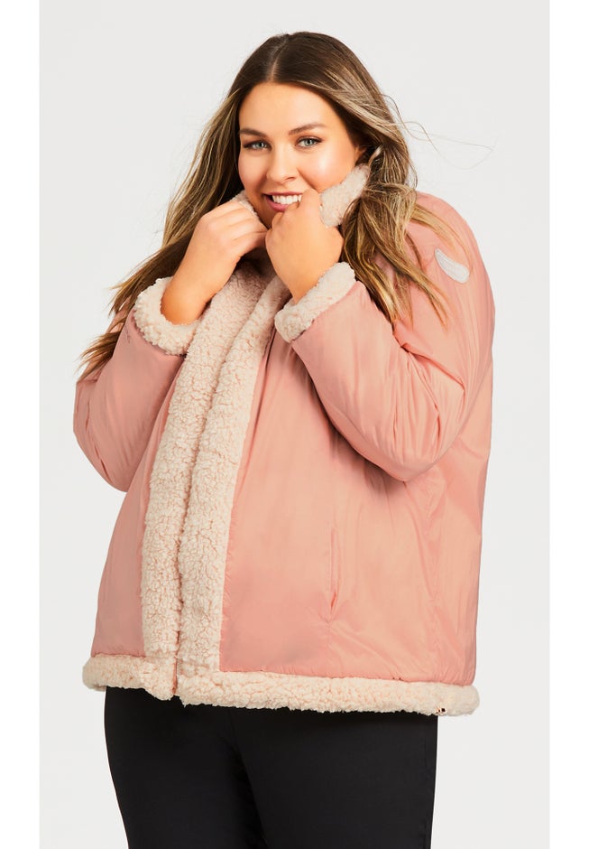 Sketchers Cozy Fleece Reversible Jacket image number 4