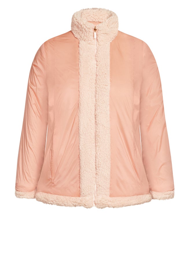 Sketchers Cozy Fleece Reversible Jacket image number 7