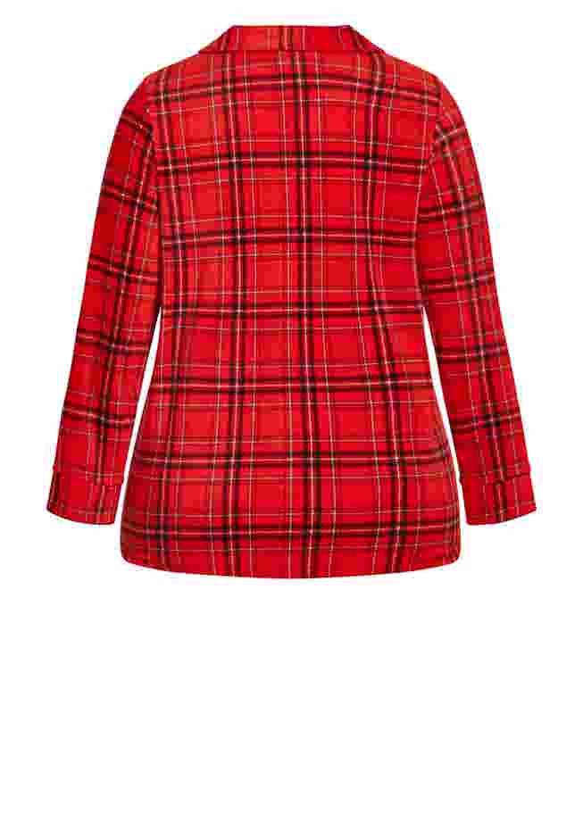 Fleece Check Sleep Top image number 5