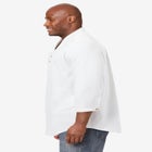 Gauze Mandarin Collar 3/4 Sleeve Shirt image number null