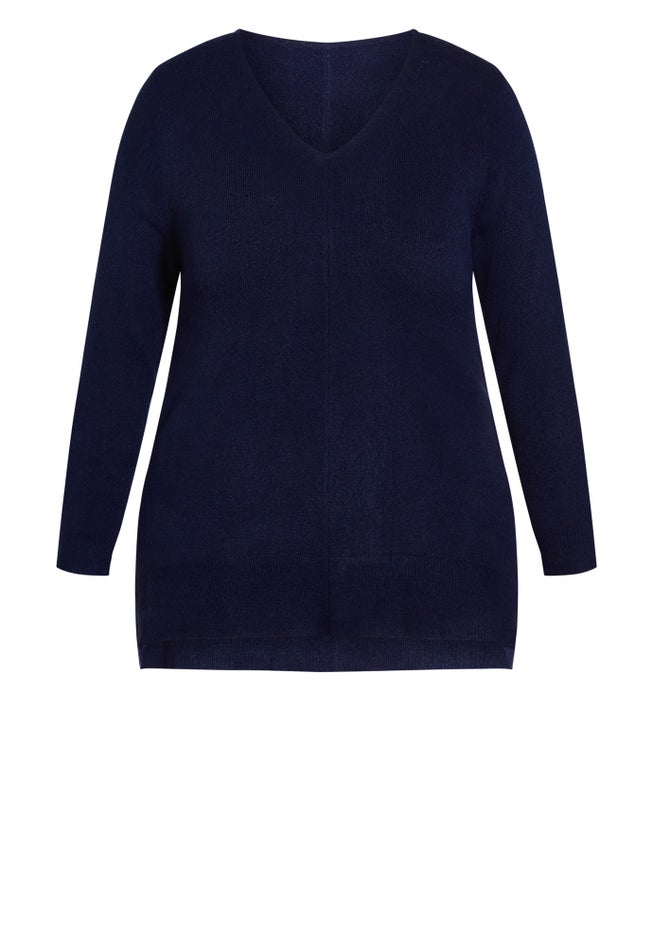 Deep Valley V Neck Sweater image number 4