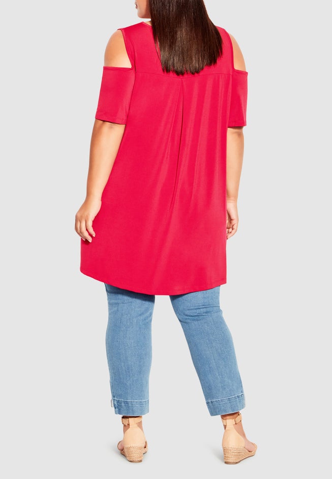 Claire Cold Shoulder Tunic image number null