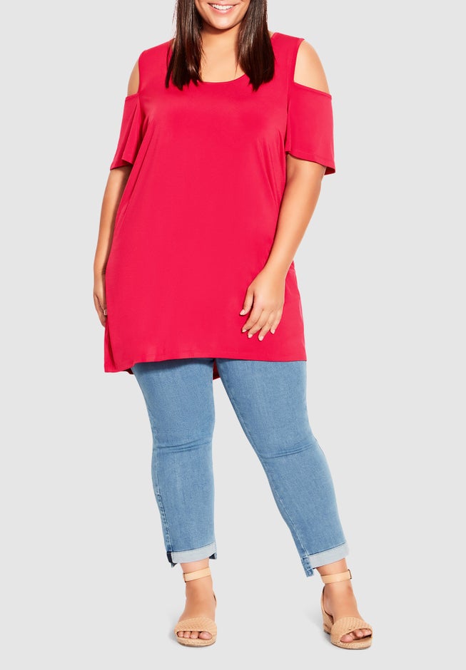 Claire Cold Shoulder Tunic image number null