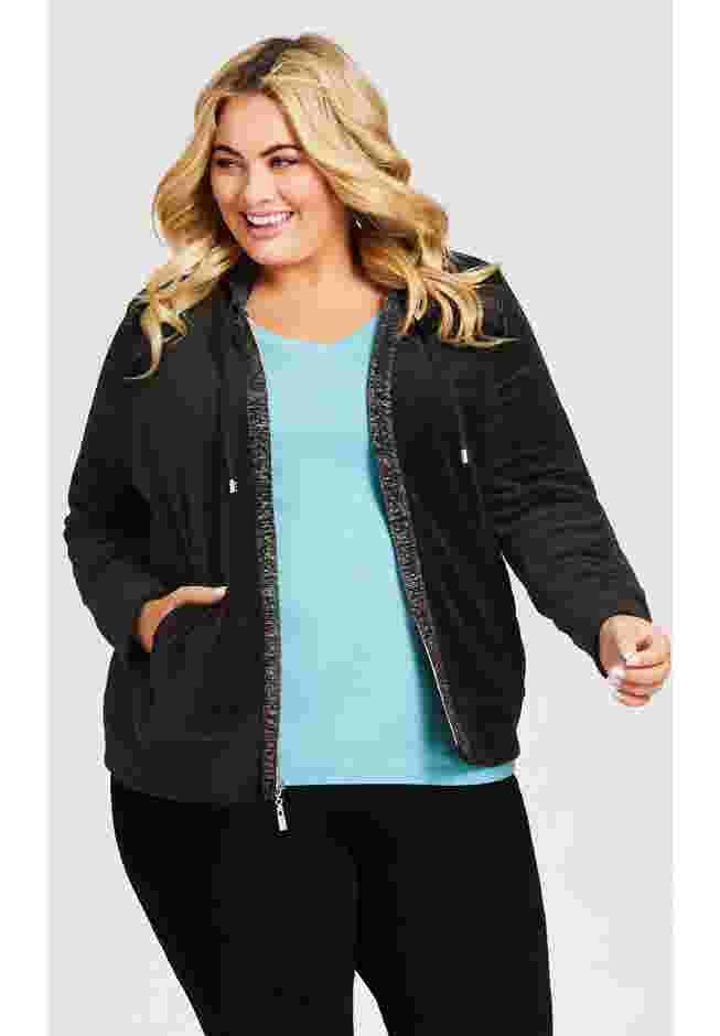Metallic Velour Jacket image number 0