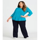 Pima Bootleg Legging image number null