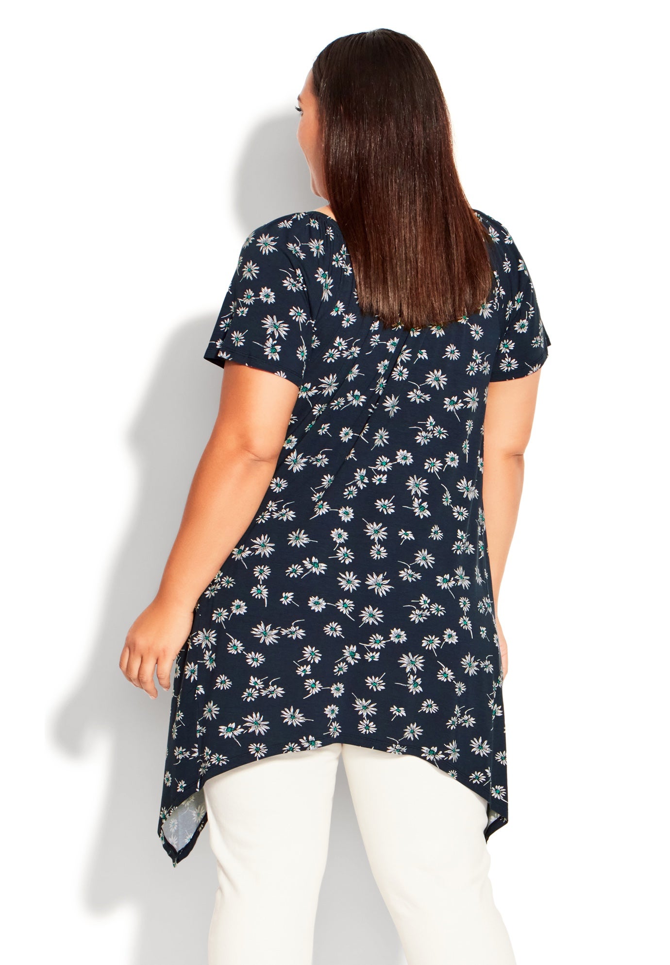Hankey Hem Print Tunic image number 2