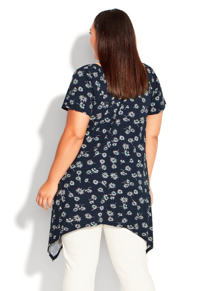 Hankey Hem Print Tunic image number 2