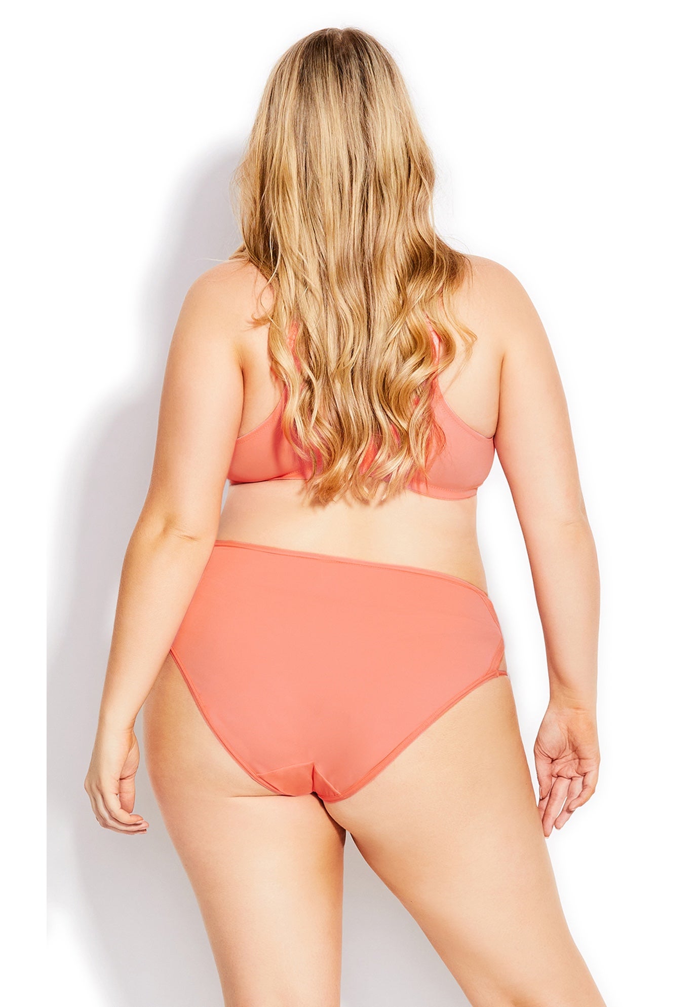 Fashion Microfiber Hi Cut Brief image number 1