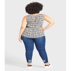 Crew Neck Sleeveless Blouse image number null