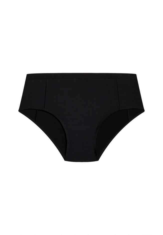 Knit High Waist Swim Brief image number 2