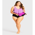 Knit High Waist Swim Brief image number 0