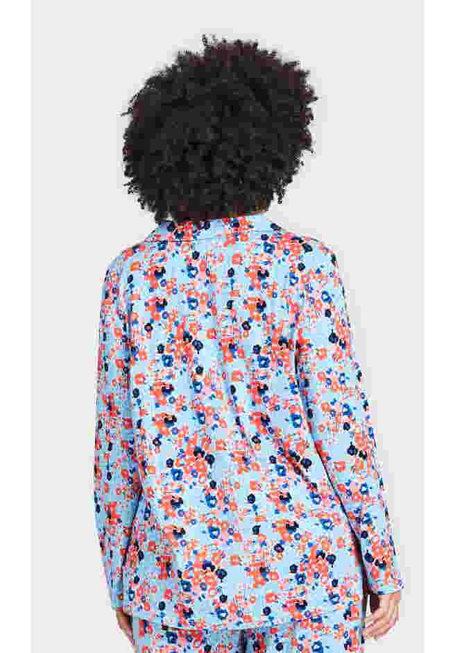 Button Print Sleep Top image number 1