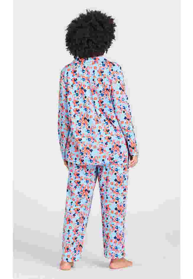 Button Print Sleep Top image number 4