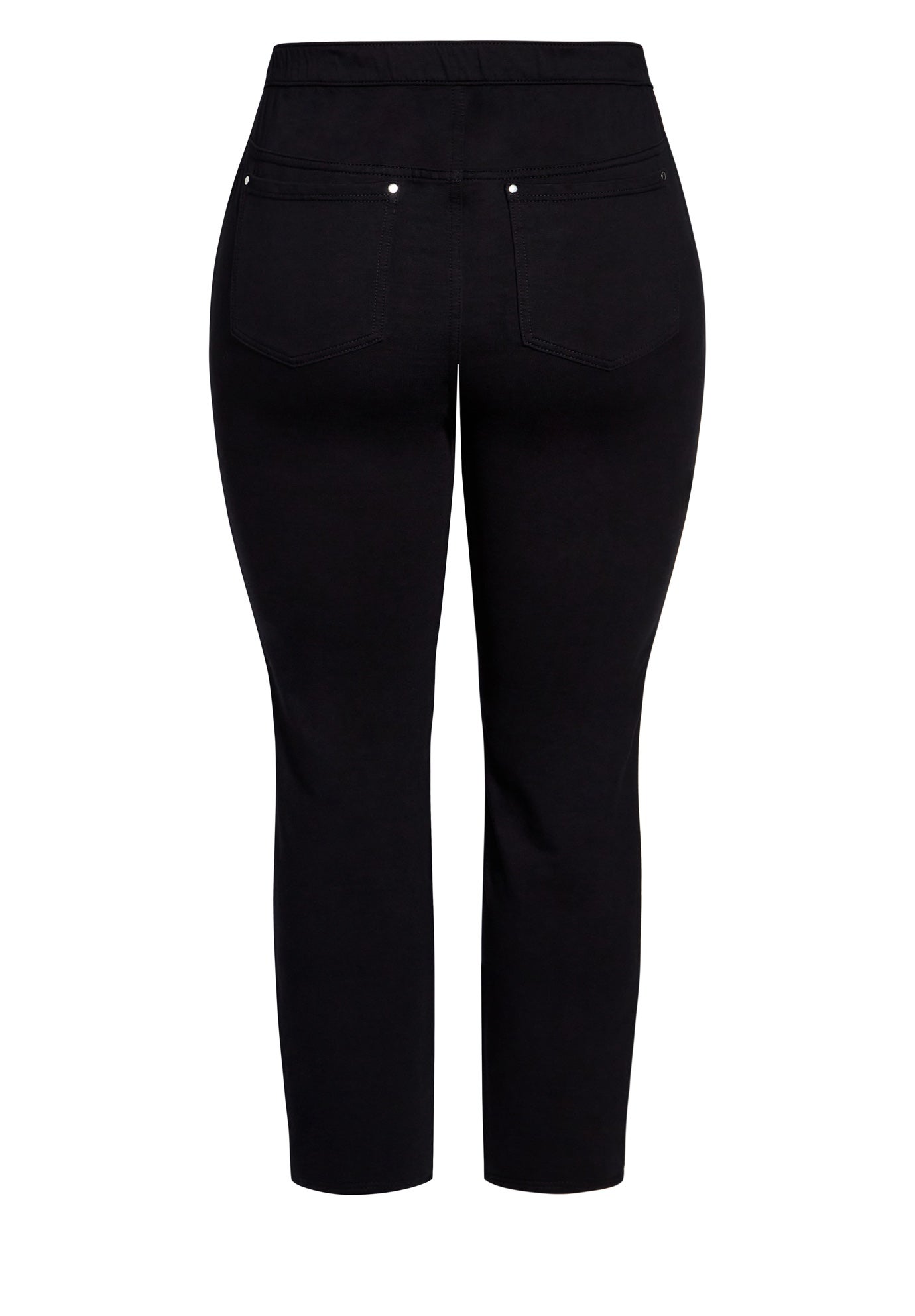 Tapered Knit Pull On Jean image number 4