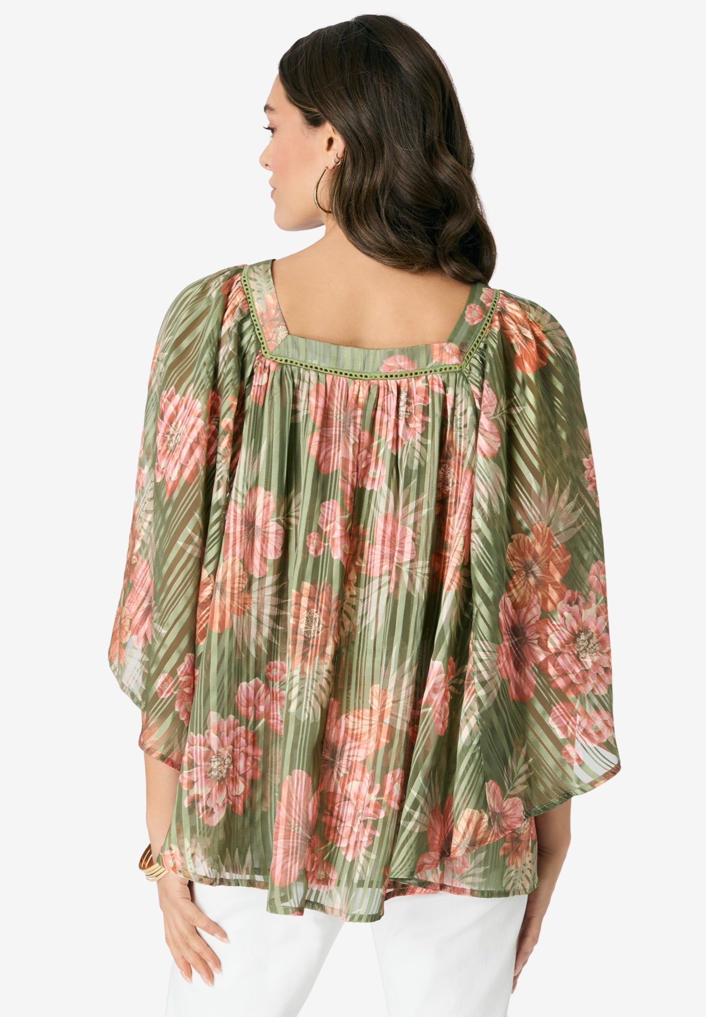 Square Neck Lurex Blouse image number 1