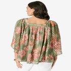 Square Neck Lurex Blouse image number 1